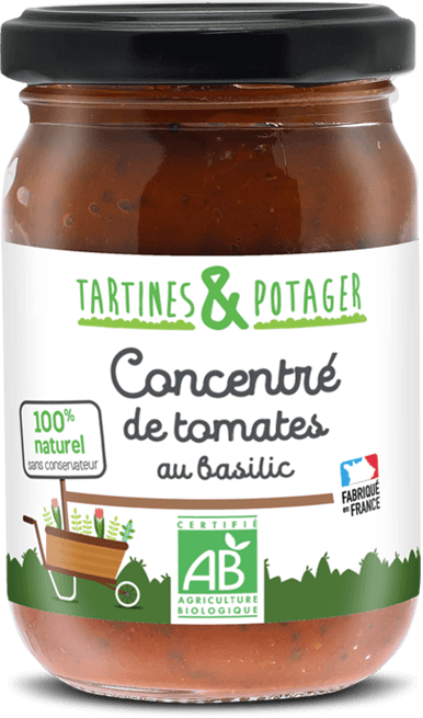 Concentré de tomate au basilic Tartine & potager